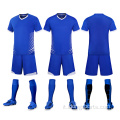 Kit di design personalizzato Youth Black Soccer Uniforms Jersey